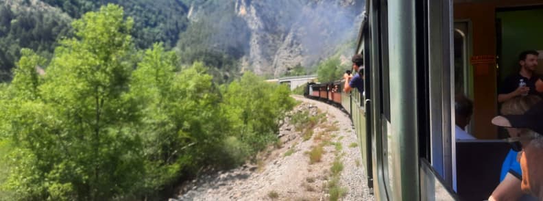 Train à vapeur des Pignes à Vapeur sud de la france