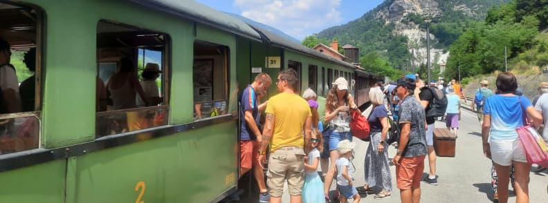 voyage en train à vapeur en provence