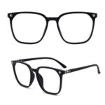 black square frame glasses