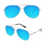 blue mirror sunglasses