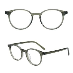 green eyeglasses